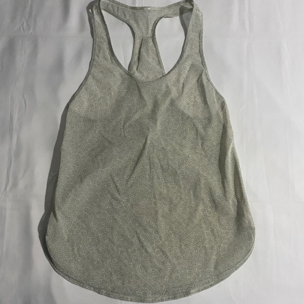 Lululemon Athletica Patterned See-Thru Racerback Tank